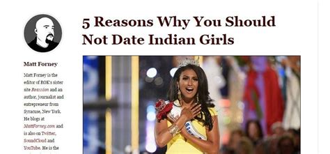 A Racist American Writer Demeaned Indian Women In His Article And It ...
