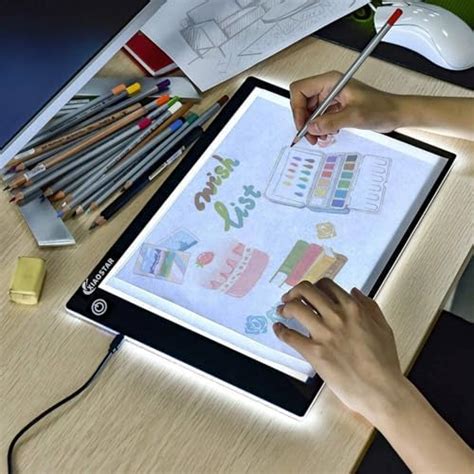 Light Box Drawing Pad, Tracing Board with Type-C Charge Cable and ...