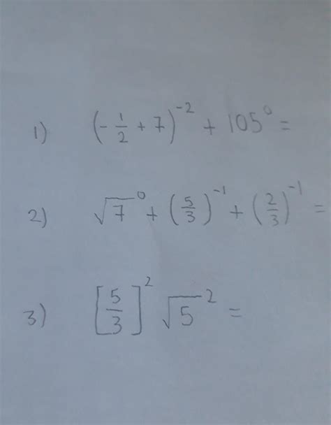 Efectua las siguientes operaciones de Potenciación y Radicación. con ...