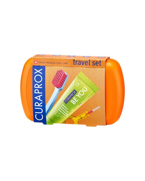 Orange Travel Toothbrush Set | CURAPROX Shop India