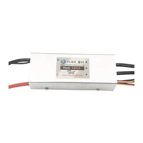 Helicopter Electric Tuning ESC 22S 380A-Brushless Electric Regulation ...