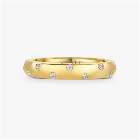 Gold Stacking Ring | Diamond Stacking Ring | Veale Fine Jewellery