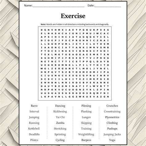 Printable Find a Word Exercise 的图像结果