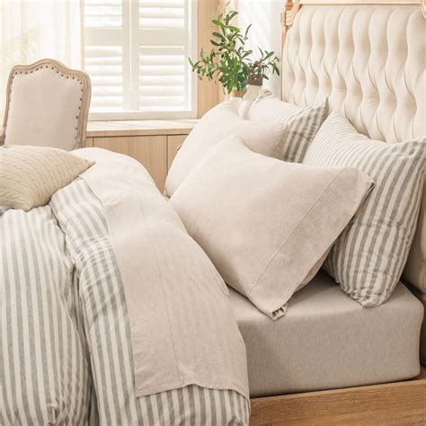 Amazon.com: DAN RIVER California King Jersey Sheet Set | Luxury 100% ...