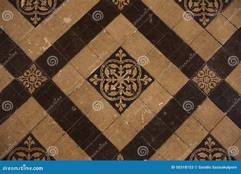 Vintage floor tiles stock image. Image of style, tiled - 50318153