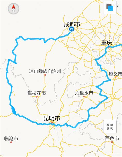 云贵川地图全图展示_地图分享