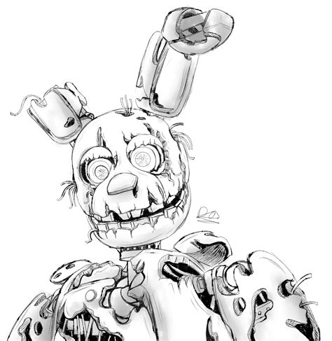Image result for Spring Trap Drawing Reference Sitting