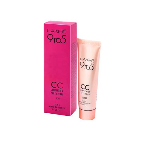 Lakme 9 to 5 Beige Complexion Care Cream, 9 gm Price, Uses, Side ...
