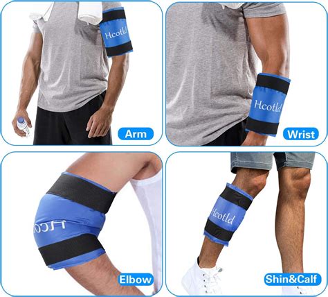 Buy Large Full Knee Ice Pack Wrap Around Entire Knee, Ice Pack for ...