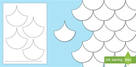 Fish Scales Display Cut-Outs (teacher made) - Twinkl