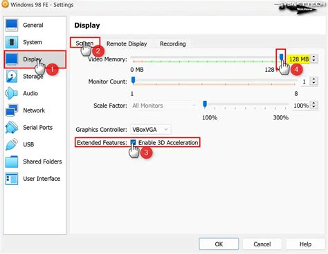 Image result for Windows 98 Display VirtualBox