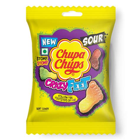 Chupa Chups Crazy Feet Soft Candy 54.6g – Fetch N Buy