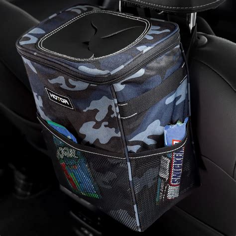 HOTOR Car Trash Can, Multifunctional Car Accessory for Interior Car ...