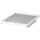 KOMPLEMENT pull-out tray with drawer mat, dark grey/light grey, 50x58 ...