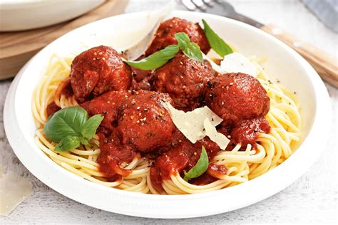 Gluten Free Italian Meatballs And Spaghetti