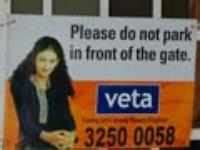 Shell out for '˜no parking' signs