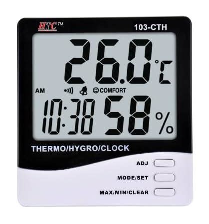 HTC Instrument 103-CTH Digital Hygro/Thermometer/Temperature Meter With ...