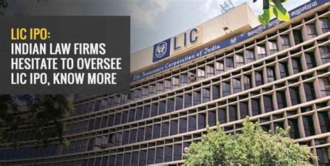 LIC IPO: Indian Law Firms Hesitate to Oversee LIC IPO | Angel One