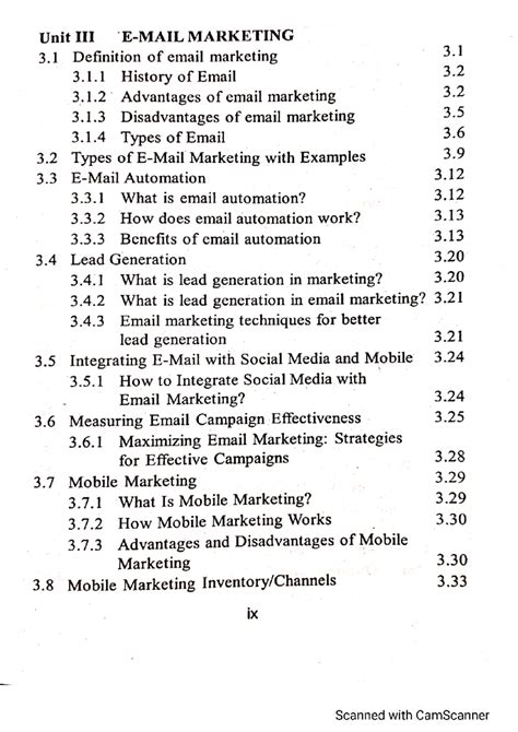 Unit3 - Digital marketing notes - Unit MARKETING 3 Definition of email ...