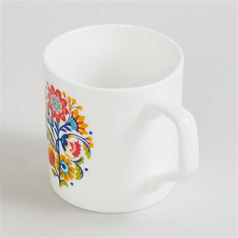 Buy Mandarin Bohemian Rhapsody Bone China Coffee Mug - 230ml - Set of 6 ...