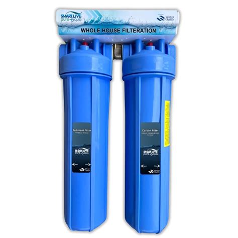 SLPA SMARTLIVE PUREAQUA Smart Live Dual Tank Filtration System Whole ...