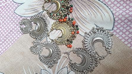 Shining Angel Fashion Factory Afghani Tribal Multicolour Alloy Oxidized ...