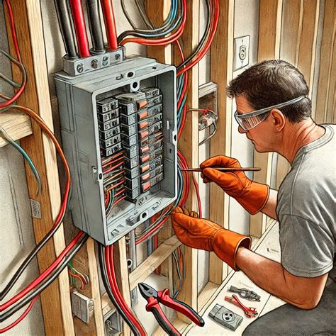How To Run Electrical Wire From Breaker Box To Outlet