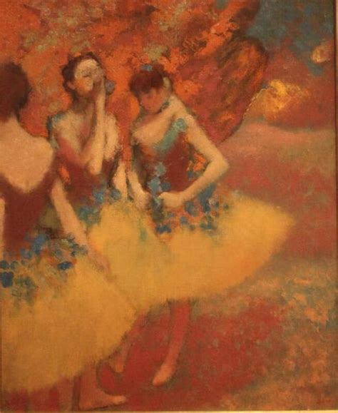 Three Dancers In Yellow Skirts - Art Prints by Edgar Degas | Buy ...