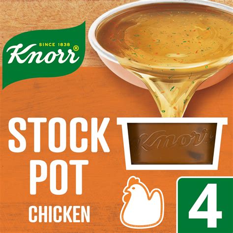 Knorr Chicken Stock Pot 4 x 28g | Gravy, Stock Cubes & Stuffing ...