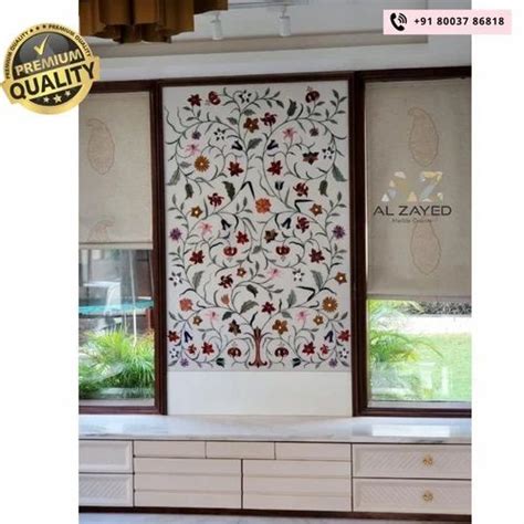 Marble Inlay Panel - Stone Inlay Panel Trader - Retailer from Makrana