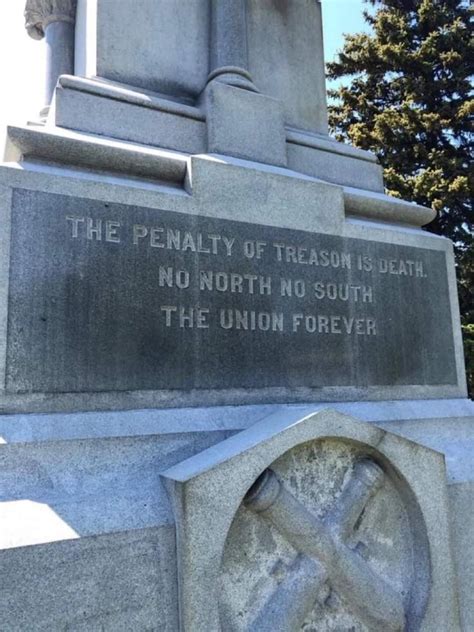 The penalty of treason is death : r/hardimages