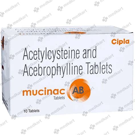 MUCINAC AB TABLET 15'S | Price, Uses, Side Effects, Composition ...