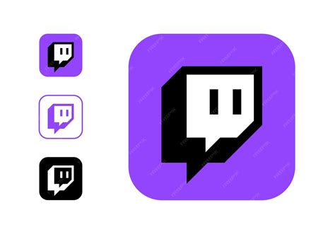 Twitch icon vector illustration Twitch logo vector Twitch Icon Clip art ...