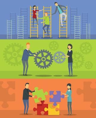 Team Building Background Design Vector 的图像结果