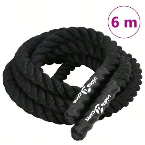 Battle Rope Black 19.7 ' 9.9 Lb Polyester-7991 | SHEIN USA