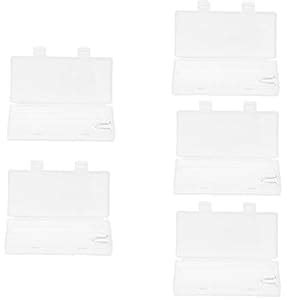MSiwach 5 Pcs Transparent Storage Case for AAA 7th Multi Size Hard PCV ...