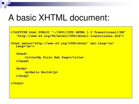 Image result for XHTML Features
