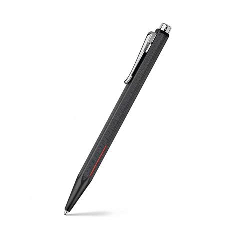 Caran D'Ache Ecridor Racing Black Chrome-Coated Ballpoint Pen Black ...
