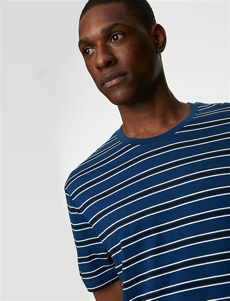 Buy Pure Cotton Striped Pyjama Set at Marks & Spencer