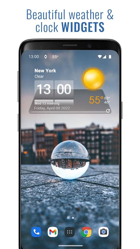 Weather Clock App 的图像结果
