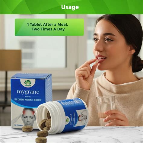 Mygrane Tablets Ayurvedic Medicine for Migraine - Pankajakasthuri