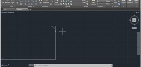 AutoCAD 2020 Fillet Command 的图像结果