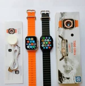 KadWaniya T800 Ultra Smart Watch With Wireless Charging Smartwatch ...