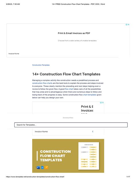 14+ FREE Construction Flow Chart Templates - PDF, DOC, Word | PDF | Pages (Word Processor)