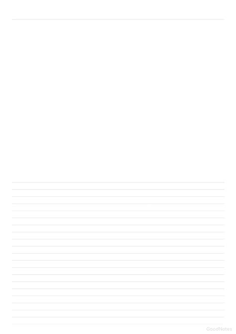 Free Lined Paper Template | Goodnotes