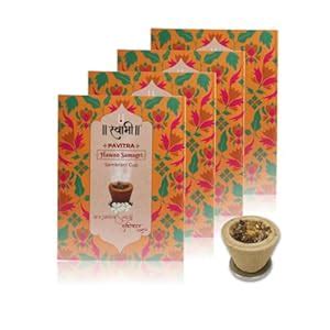 Swami PAVITRA HAVAN SAMAGRI Cup DHOOP for Pooja (48 pcs) | Havan Cups ...