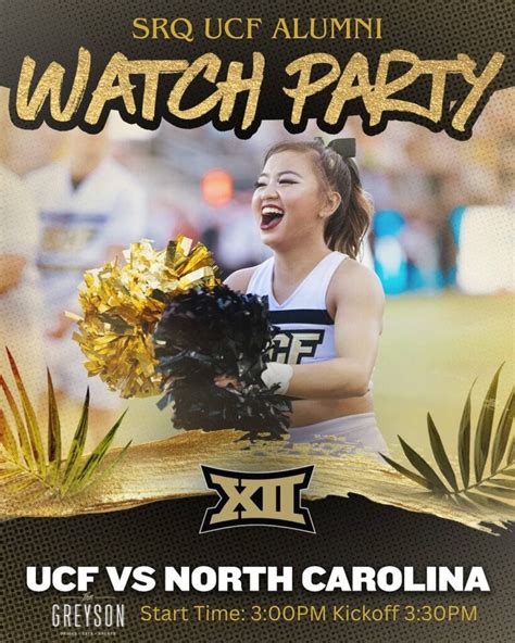 Sarasota UCF Alumni Watch Party vs. UNC, The Greyson Lakewood Ranch ...