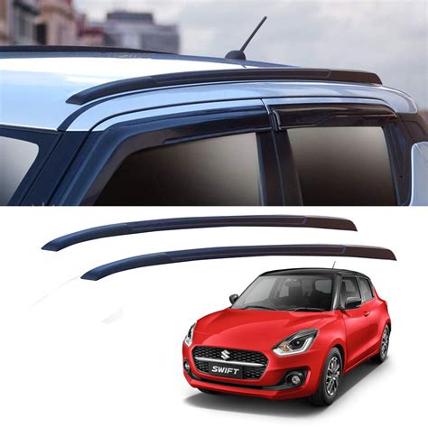 O.E. Type Roof Rail for Swift 2018 (Set of 2)|Black – Auto Pearl ...