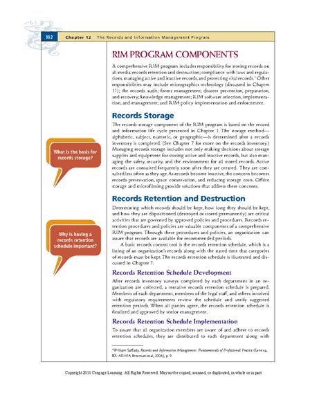 Image result for Records Management Program Components