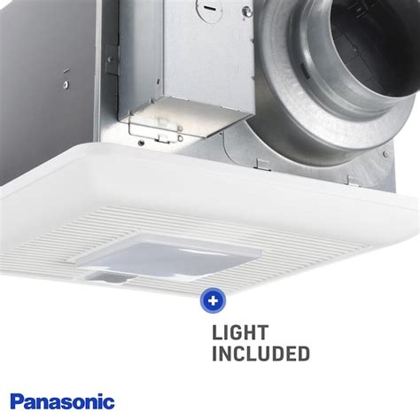Panasonic WhisperSense 0.4-Sone 110-CFM White Lighted Bathroom Fan with ...